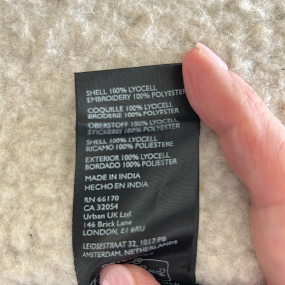 Anthropologie eyelet cropped flare pants - Picture 8 of 8